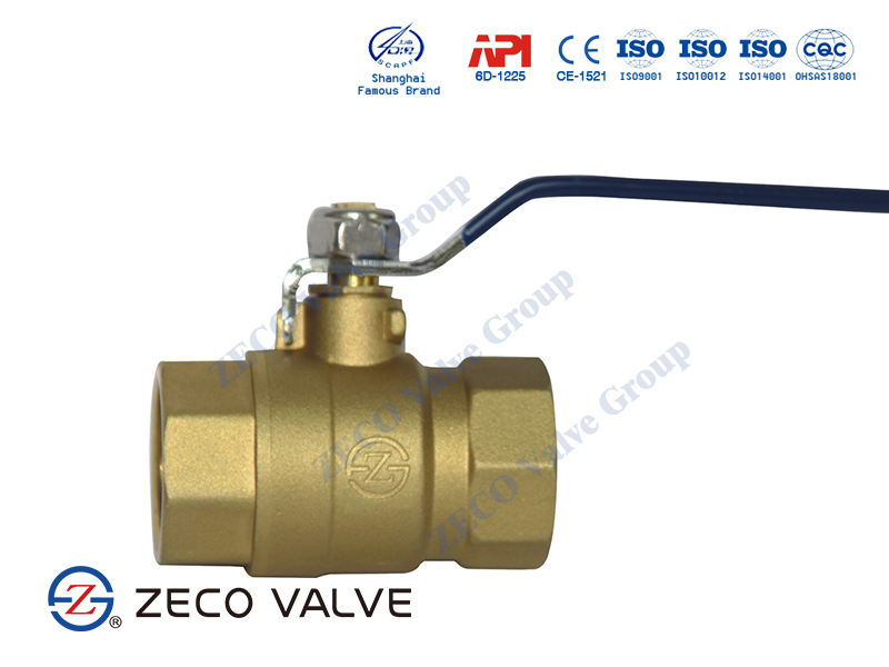 Van bi đồng thau hiệu Zeco - Brass Ball Valve