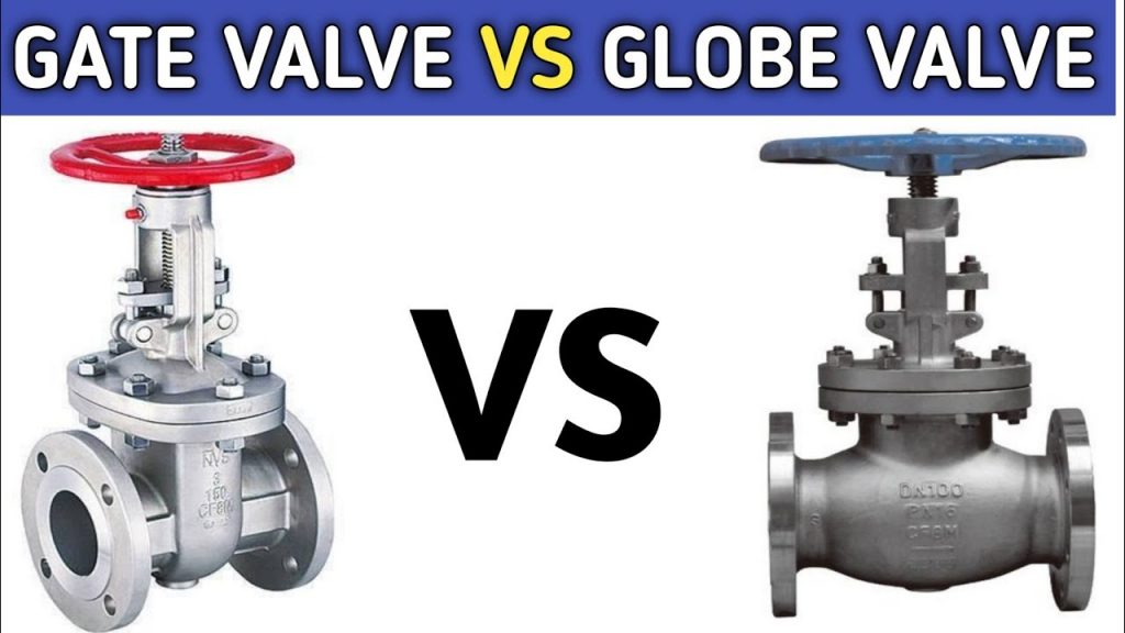 Válvula de globo versus válvula de compuerta