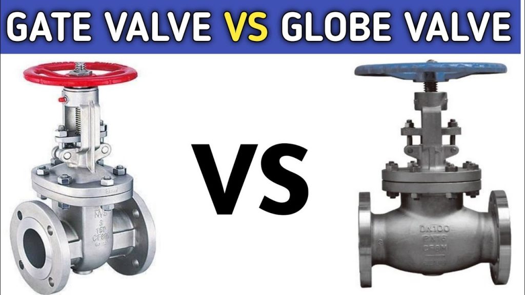 Válvula Globo vs Válvula de gaveta