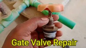 repair a gate valve