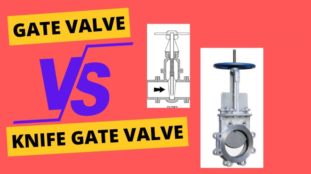 válvula de gaveta vs válvula de faca