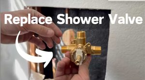 how to replace shower valve