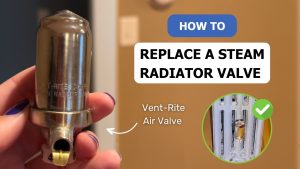como substituir a válvula de ar no radiador de vapor