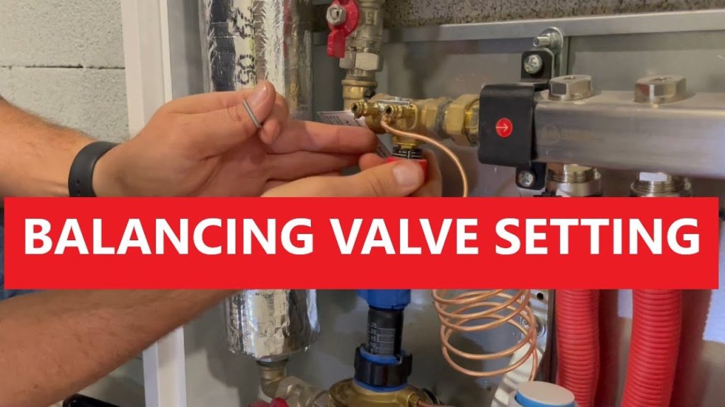 wie man das Ausgleichsventil einstellt