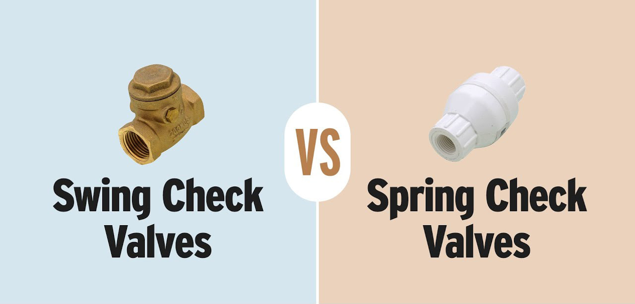 salınımlı çek valf vs yay