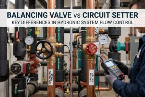 balancing valve vs circuit setter