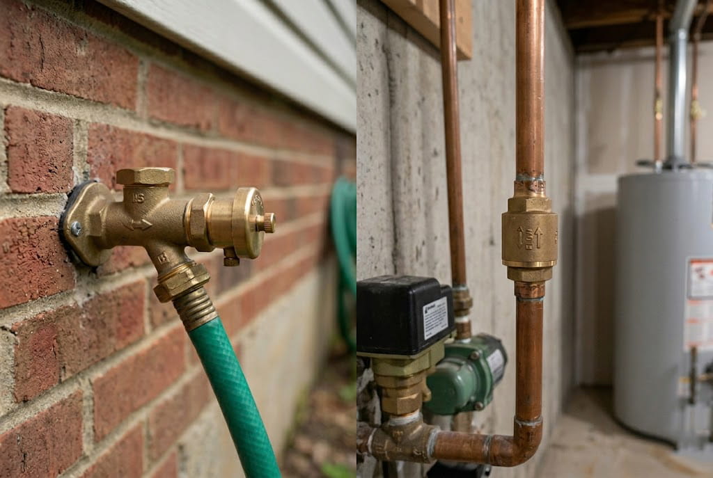 vacuum breaker vs check valve