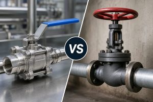 válvula de esfera vs. válvula de corte