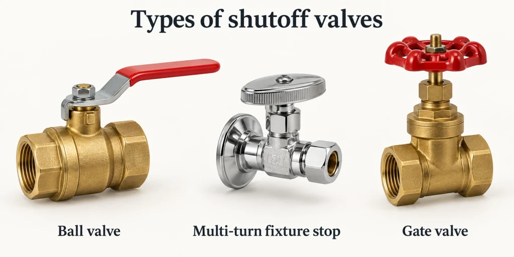 shutoff valve types